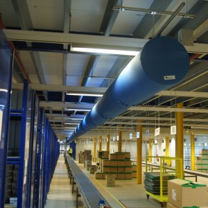 Clarks shoes Distribution warehouse Fabric Ducting
